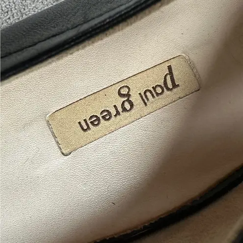 Paul Green Yvette Black Leather Heel Size 6.5