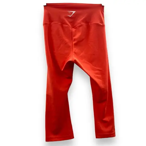 Gymshark Pink Orange Mid Rise Capri Leggings Sz XS