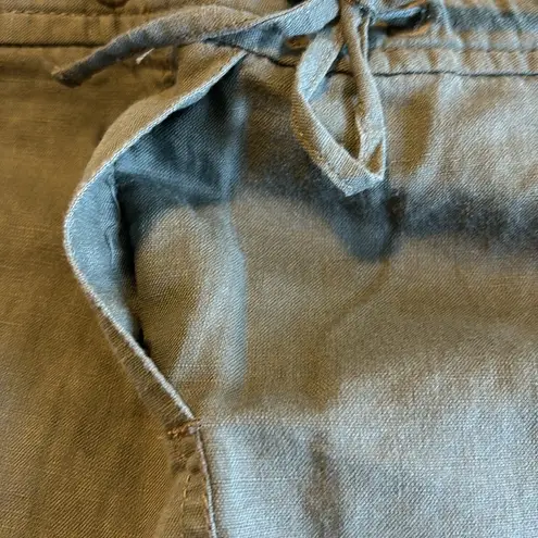 Kenar Olive Green Drawstring Mini Skirt Size 6