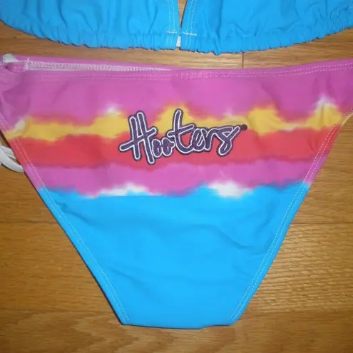 Hooters NEW TYE DYE STRING BIKINI SM LOGO LIFTING
