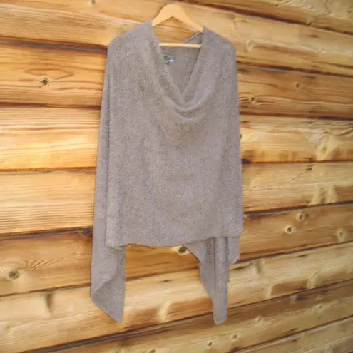 Barefoot Dreams Cozychic Lite Ruana Poncho Pullover S M L - Image 4