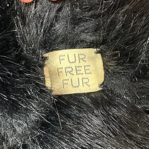 Stella McCartney Fur Free Fur Black Quilted Chain Shoulder Bag