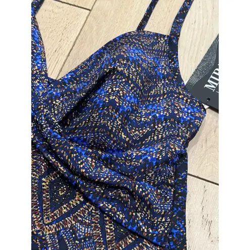 MiracleSuit NEW Thebes Allura Tankini Top Swim 12 Resortwear Beach $132 MSRP