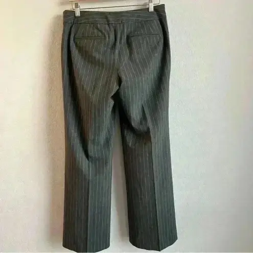 Banana Republic  Women’s Gray Wool Lined Stretch‎ Pinstripe Dress Trouser Pants 6
