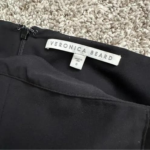 Veronica Beard Zip Back Scuba Pant Black Size 6