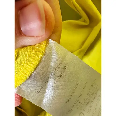 MARISSA WEBB x RTR Yellow Hourglass Waist Cutout Midi Summer Dress Size 4