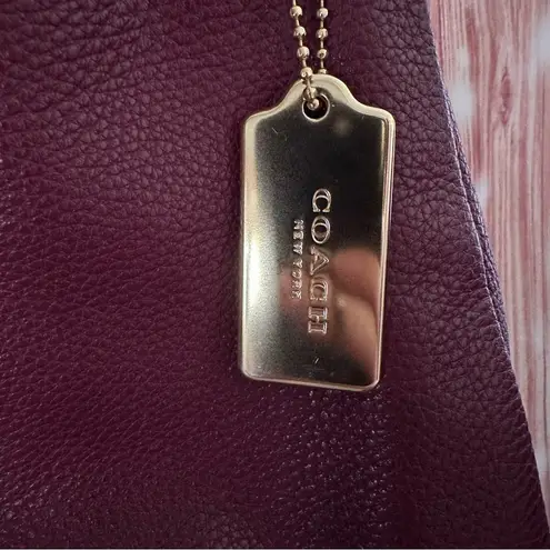 Coach Outlet Mia Wine Shoulder Bag