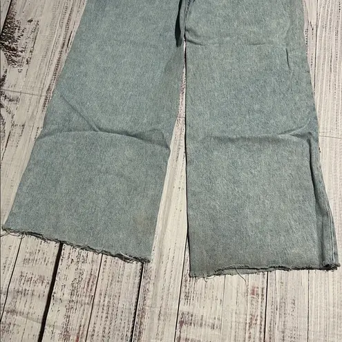 H&M WIDE LEG BAGGY JEANS Blue Size 2