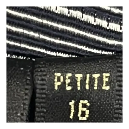 Dana Buchman Petite Gray Textured Skirt Suit Business Professional Plus Size 16P