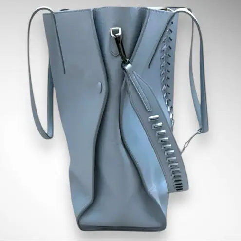 ALEXANDRA CLANCY Mulberry Large Sky Blue Leather Crossybody Shoulder Bag | EUC