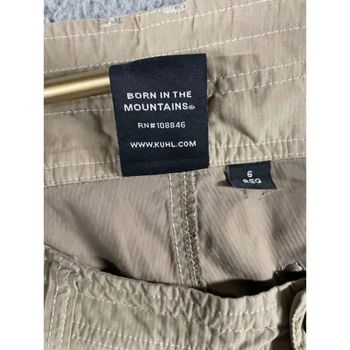 Kuhl Cargo Pants Women 6 Mid Rise Straight Leg Utility Outdoor Grunge Bleached - Image 8