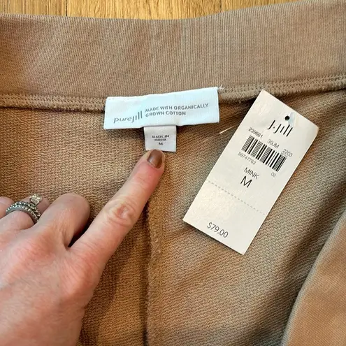 J.Jill  Pants Pure Jill Full Leg Crop Tan NWT Size Medium