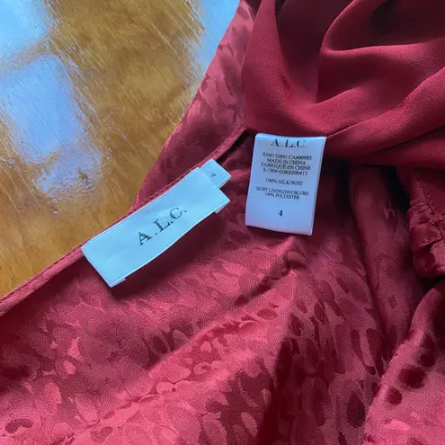 A.L.C. Carolina Silk Wrap Dress