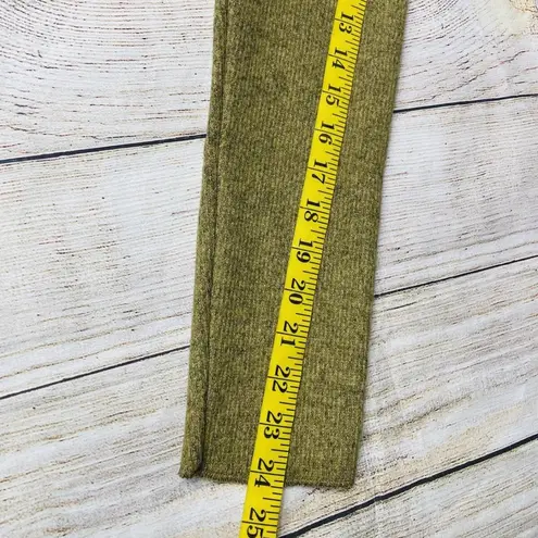 ZARA  Women’s Sz S Mock Neck Crop Knit Shoulder Pad Sweater