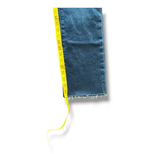 Frank & Eileen Jeans Womens 27 Dark Wash Raw Hem Cork Stretch Denim Midrise Blue