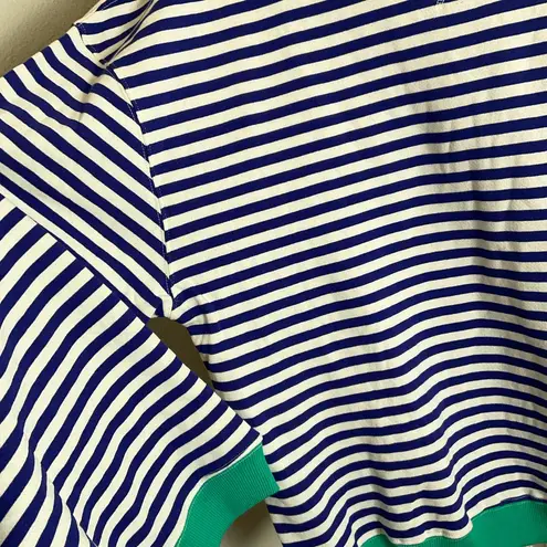 Free People Women's  Classic Striped Oversized Crewneck Sweatshirt size X-Large