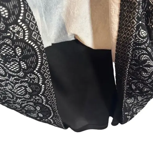 Eliza J Black Floral Lattice Sleeveless Formal Sheath Dress Women Sz 10