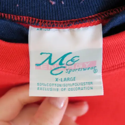 Vintage 90s Dogs leave Pawprints Across your Heart Sweatshirt Size XL