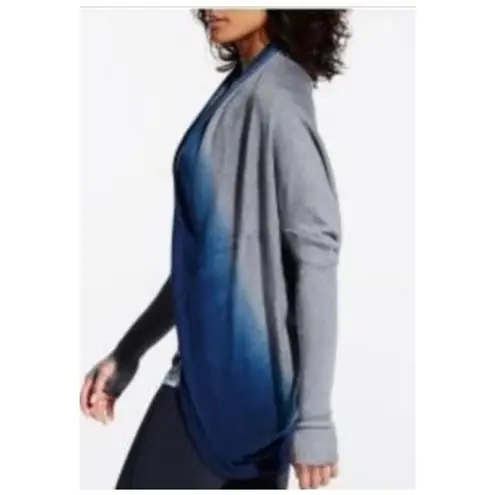Calia Knit Ombré Shrug S Gray