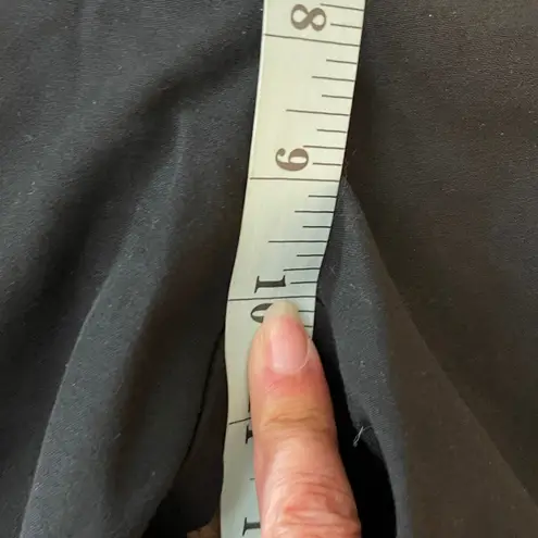 DAVID BROOKS Black Wide Leg Sailor Button Accent Dress Pants Women's Size 8