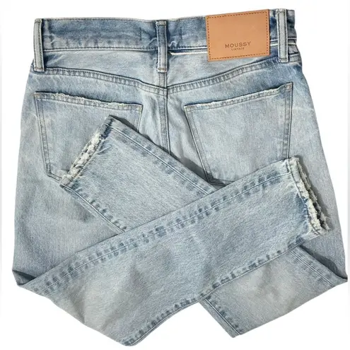 MOUSSY Vintage MV 111 Light Blue Naval Tapered Mid Jeans 540FSC11