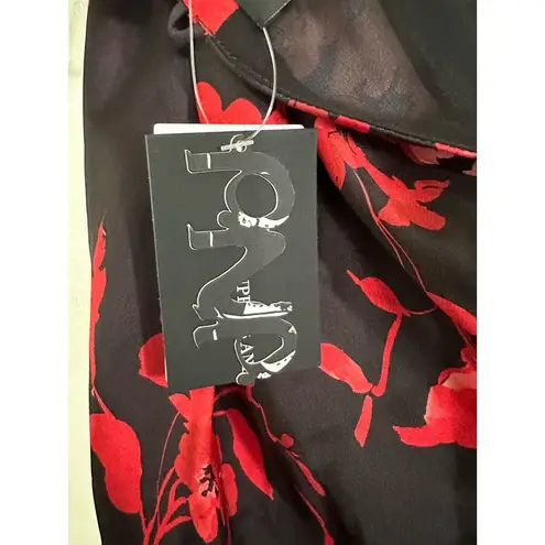 Puppets and Puppets Ringer Floral Print Draped Dress size 8