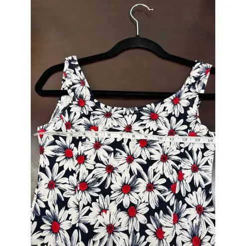 Dass & Co Paris Daisy Print Sleeveless Dress