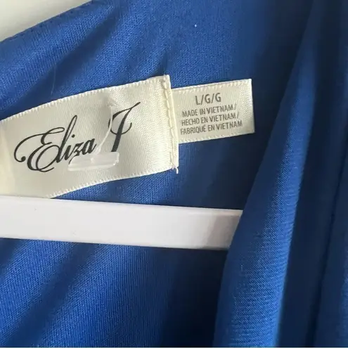 Eliza J Cobalt Blue Faux Wrap Sleeveless jumpsuit, New with Tags