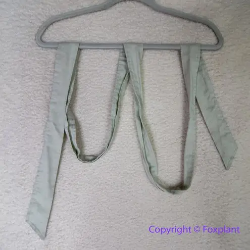 Eloquii *flawed* Short-Sleeve Coverall Jumpsuit light green linen blend, size 18