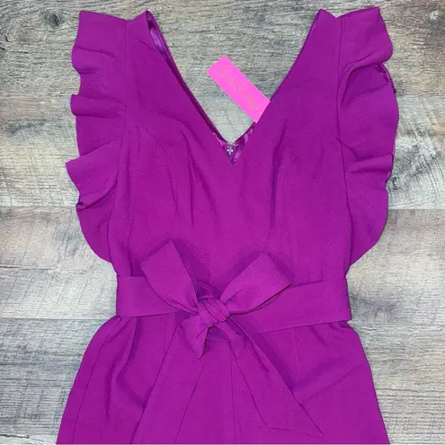 Lilly Pulitzer NEW  Callie Jumpsuit in Bordeaux Berry