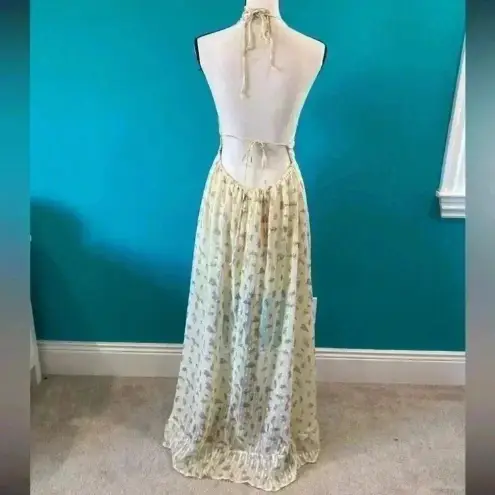 ASOS New with tags  DESIGN high low hem tie front beach maxi dress