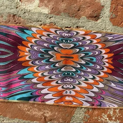 Bright & colorful scarf Orange