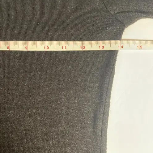 Wilfred Free Aritzia Black Bodycon Midi Sweater Dress Long Sleeve Curved Hem XS