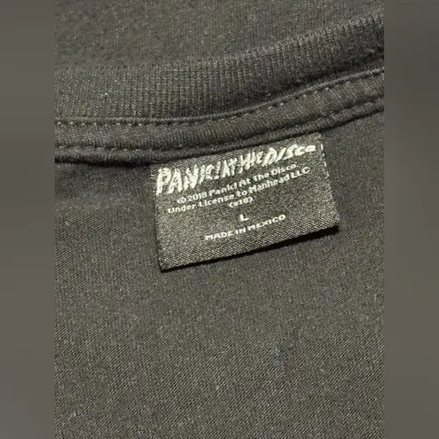 Preloved Panic! At The Disco Black and White Logo Long