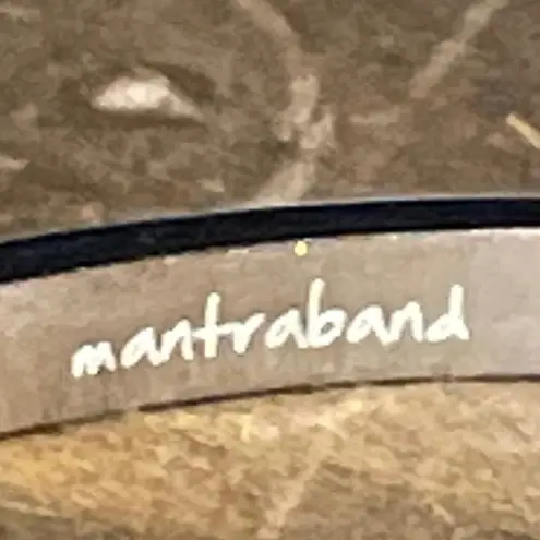 MantraBand stainless steel inspirational cuff bracelet