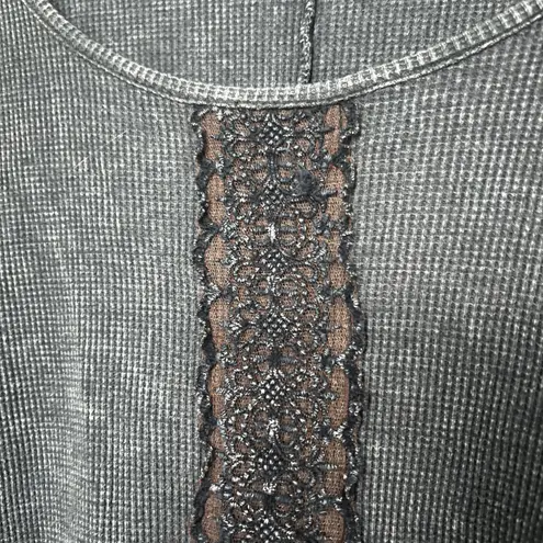 Chatoyant Blue Sponge Knit Blouse Top