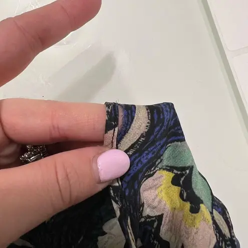 Slate + Willow Blue Painted Floral Maxi Dress Size 10 US $379