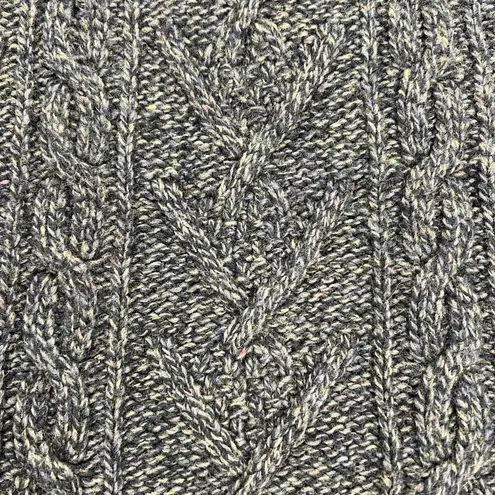 Pilcro and the Letterpress Dually Clad Wool Cable Knit Sweater Green/Navy Size L