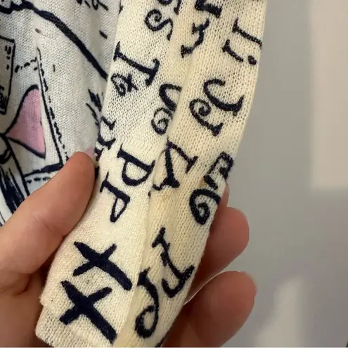 Lilly Pulitzer  Love Letters Printed Lightweight Cardigan With Tassel Trim - Image 10