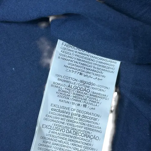 NEW NFL Atlanta Falcons Womens Large T Shirt Red Stars Team Apparel Blue