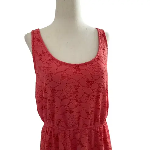 LC Lauren Conrad  Women Size Large Peach Dress Sleeveless 6-232