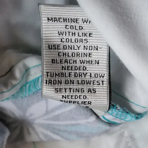 Stylus blue geo glat front chino shorts size 6