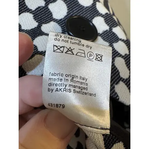 Akris $3K Silk Cashmere Jacket Blazer Coat Pink 8 US 44 IT 38 D M Pockets Runway