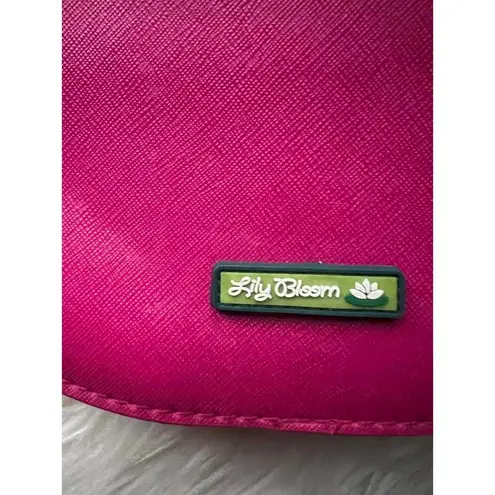 Lily bloom Pink Bear Crossbody Bag with Sunglasses Design