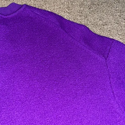 Christian Wijnants Wool Felted Pullover Sweater Orchid Purple Small