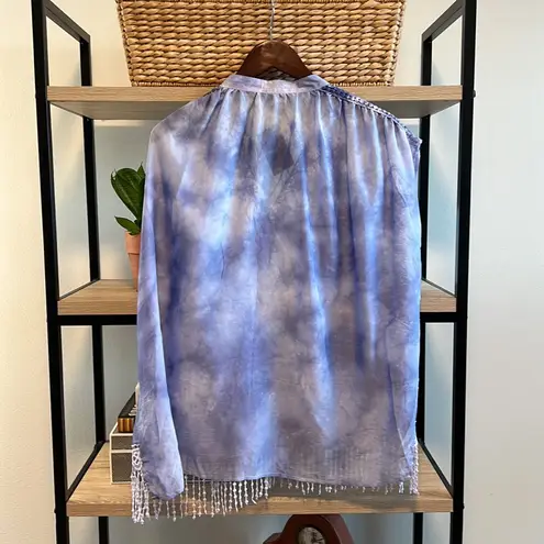 NWT Sisters Tie Dye Caftan Tunic, M/L Purple Size M