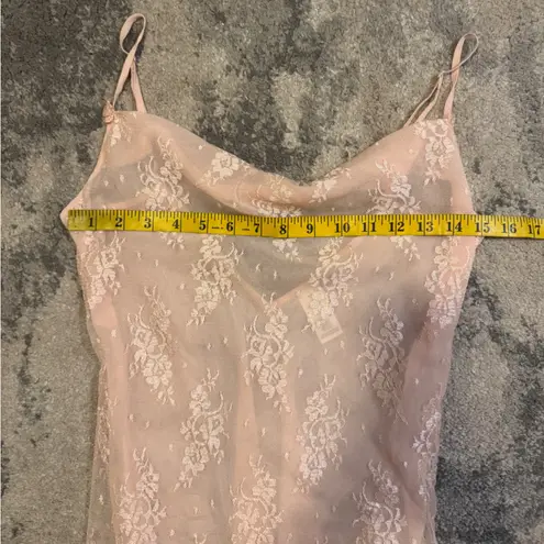 Women’s Petite No Brand Lace Slip Nightgown Pink Size undefined