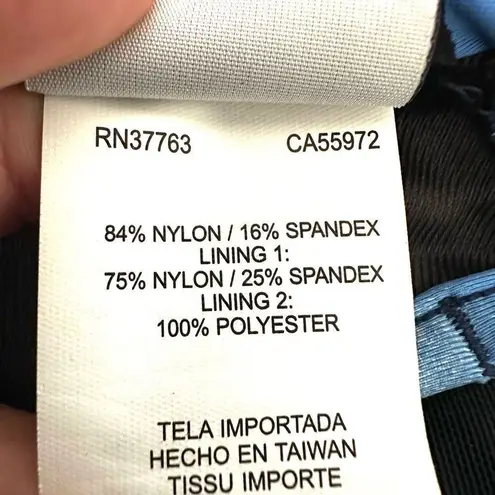 Jag blue and green stripe bikini bathing suit top Size undefined