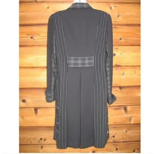 Alberto Makali NWOT   Black Long Dress Coat