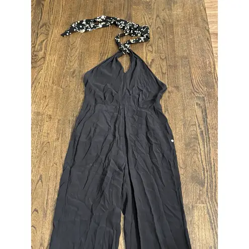 Scotch & Soda Amsterdam Park In Bloom Jumpsuit with keyhole neckline Size 40